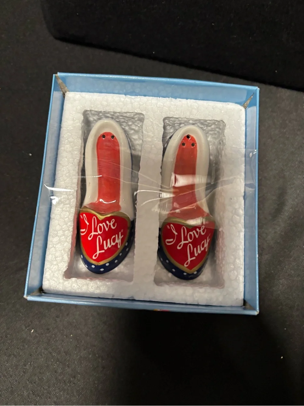 I Love Lucy Vintage High Heel Ceramic Salt & Pepper Set Vandor